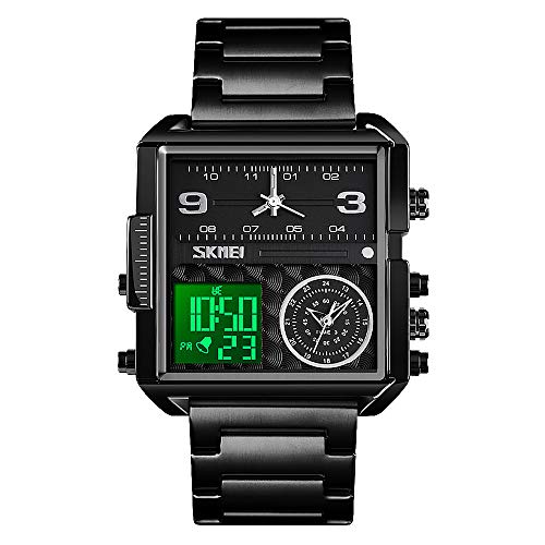 Relógio Masculino SKMEI SKMEI-1584-Black Steel-F