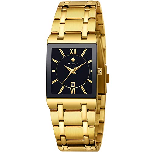Relógio Masculino WWOOR 8858-A4-Gold Black