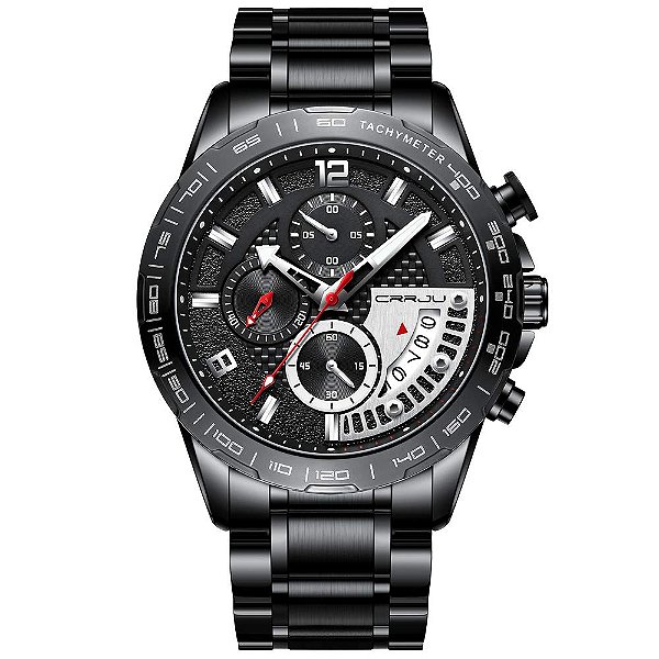 Relógio Masculino CRRJU CJ2281BK-S