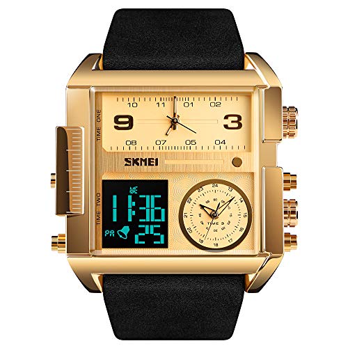 Relógio Masculino SKMEI SKMEI-1391-Golden Black-F