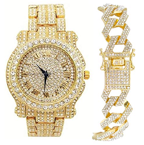 Relógio Masculino Charles Raymond L0504B (L0504RNB ZZ Gold Gold)