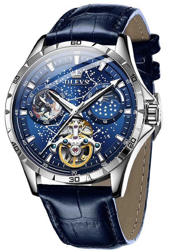 Relógio Masculino OLEVS TY-G6689PL-BL