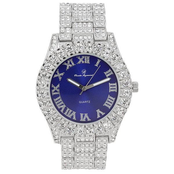 Relógio Masculino Charles Raymond ST10327DX Color (Royal Blue Silver)