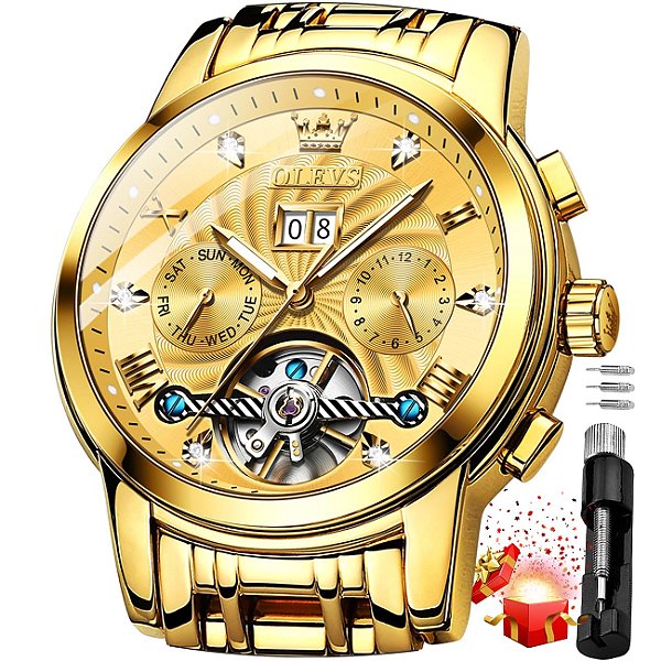 Relógio Masculino OLEVS TJ-S-G9910GJ-JJ