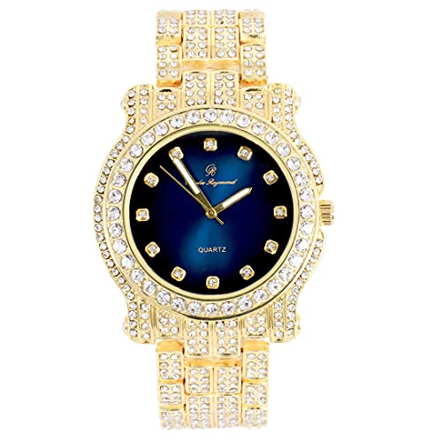 Relógio Masculino Charles Raymond L0504 (L0504DX Gold-Blue)