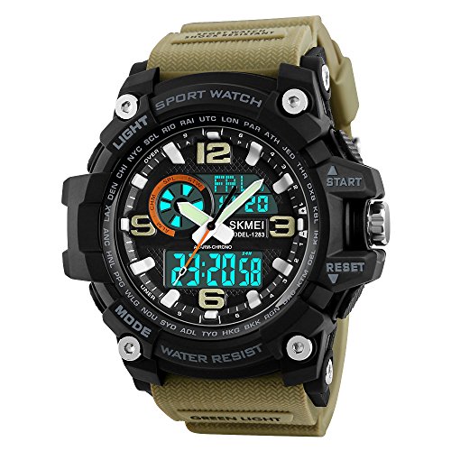 Relógio Masculino SKMEI SKMEI-1283-Khaki Black