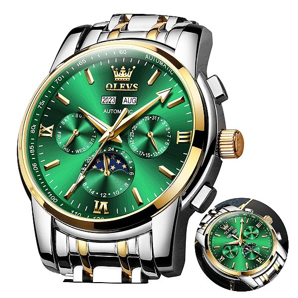 Relógio Masculino OLEVS T-S-G6633G-JLV-9