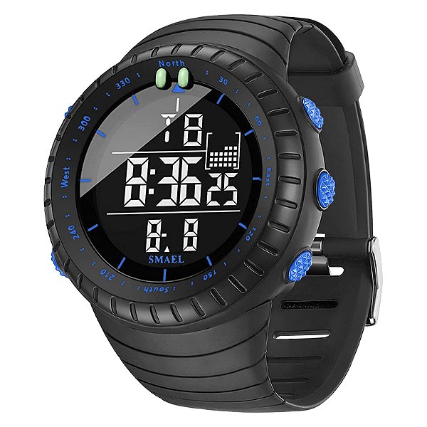 Relógio Masculino SMAEL SMAEL-1237 Black Blue