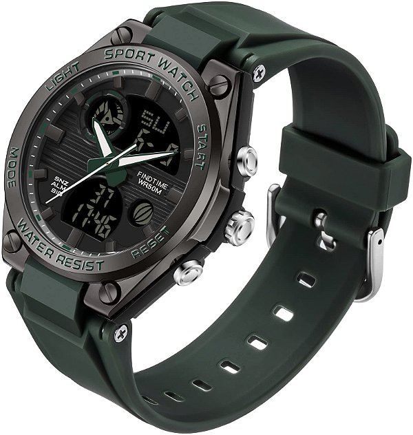 Relógio Masculino findtime FTSHLSAD6067BGreen