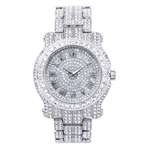 Relógio Masculino Techno Pave 3694-05-Silver