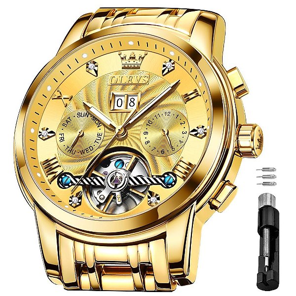 Relógio Masculino OLEVS BAO-O-G9910GJ-JJ