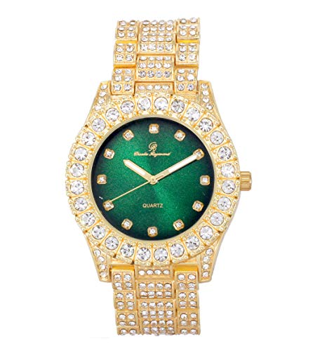 Relógio Masculino Charles Raymond ST10327DxxS (Gold - Green)