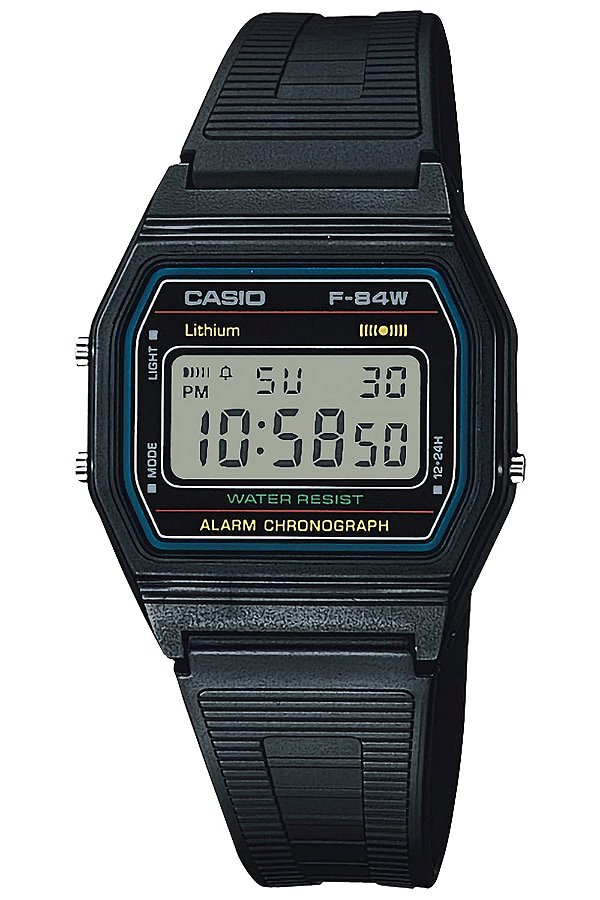Relógio Masculino CASIO Collection(カシオ コレクション) F-84W-1QJH