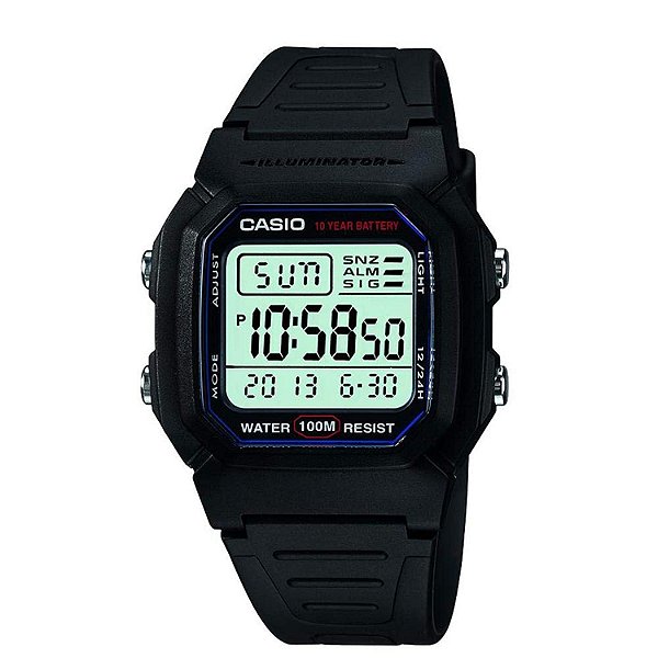 Relógio Masculino Casio W-800H-1AVCF