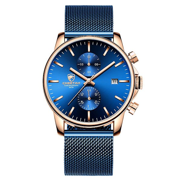 Relógio Masculino GOLDEN HOUR CH-1604S-RG-BE