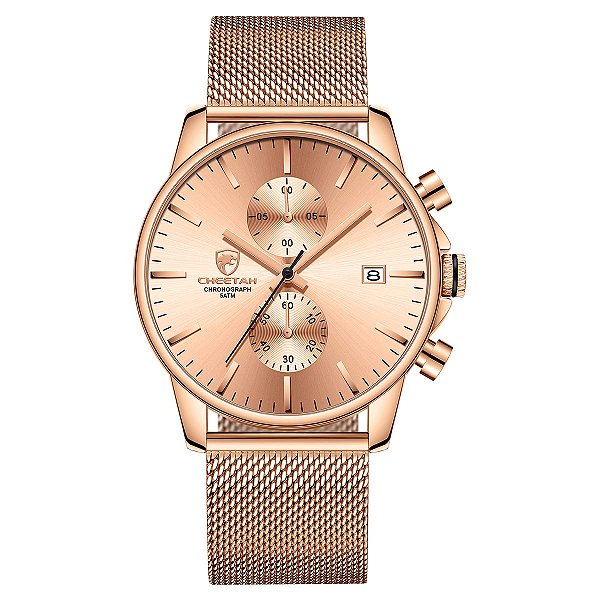 Relógio Masculino GOLDEN HOUR CH-1604S-RG-RG