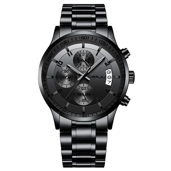 Relógio Masculino CRRJU CJ2214GR-BK