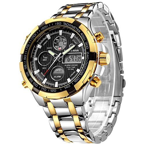 Relógio Masculino GOLDEN HOUR TM-GH-108-S-G-B
