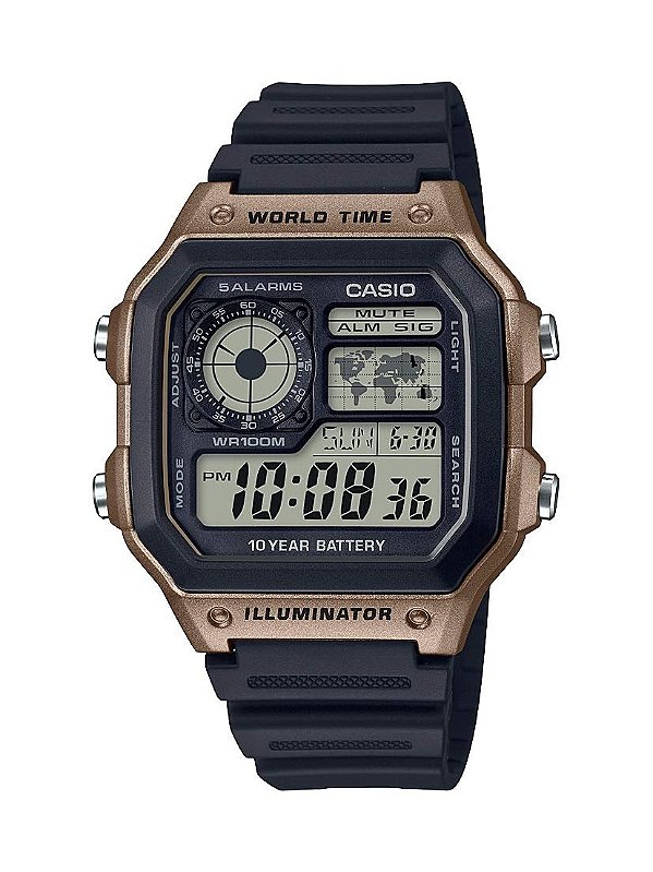 Relógio Masculino Casio AE-1200WH-5AVCF