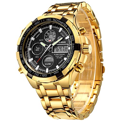 Relógio Masculino GOLDEN HOUR GH-108-G-B