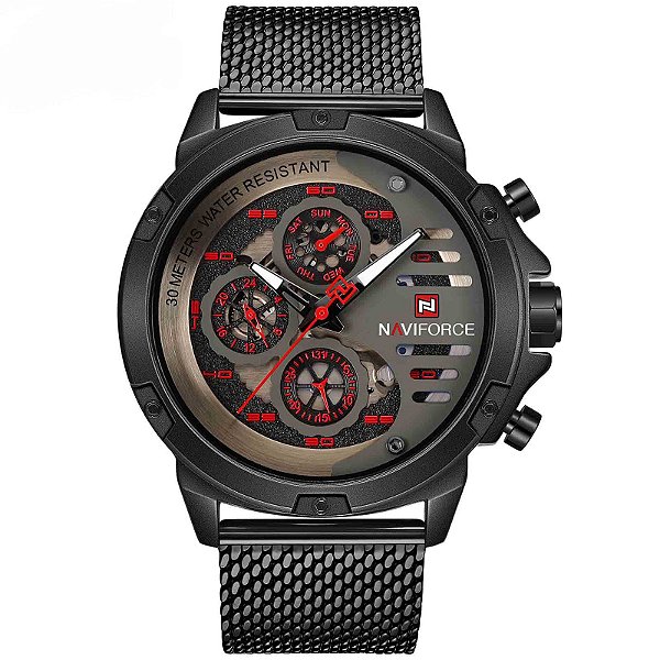 Relógio Masculino NAVIFORCE 9110S-BRB