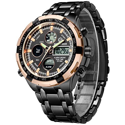 Relógio Masculino GOLDEN HOUR GH-108-RG--B