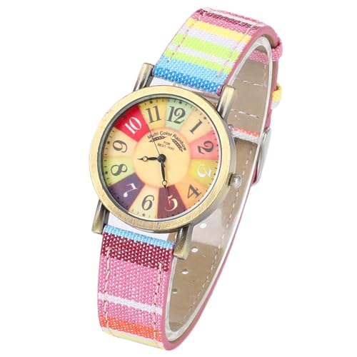 Relógio Masculino LUKYBIRDS Multi Color Rainbow Pattern Watches