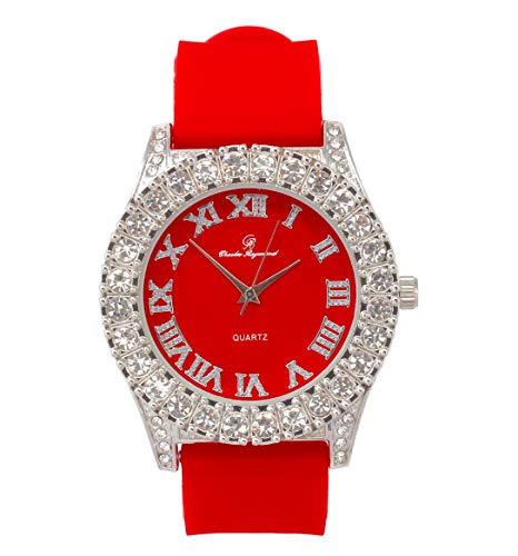 Relógio Masculino Charles Raymond ST10327 RN Single (ST10357 Silver Red)
