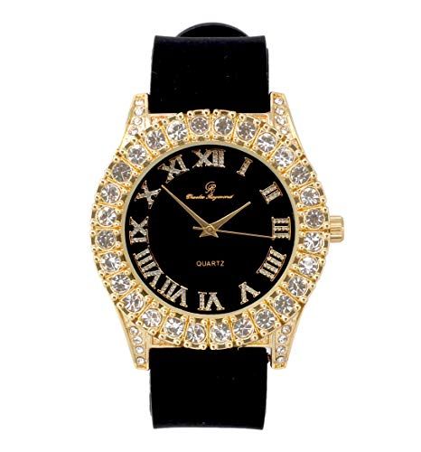 Relógio Masculino Charles Raymond ST10327 RN Single (ST10357 Gold Black)