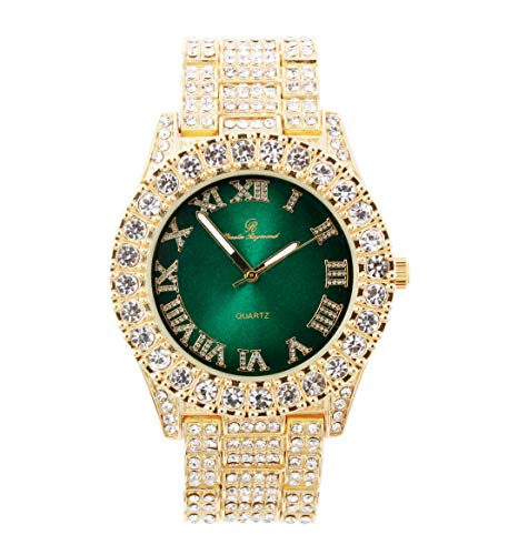 Relógio Masculino Charles Raymond ST10327 RN Single (Gold Money Green)