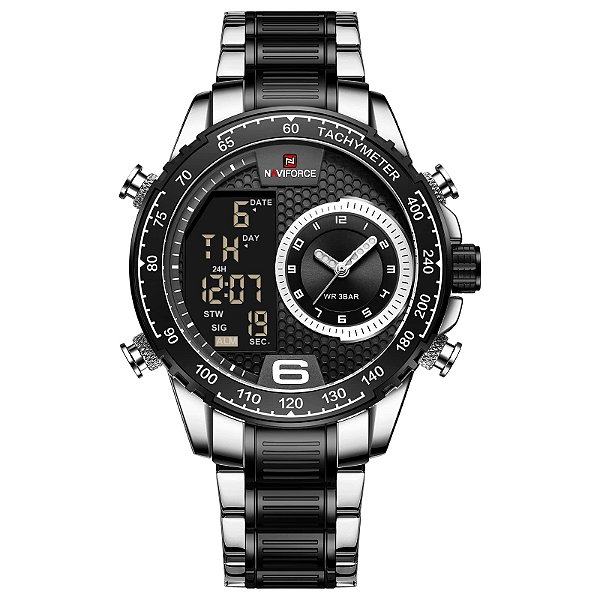 Relógio Masculino NAVIFORCE NF9199S-SB