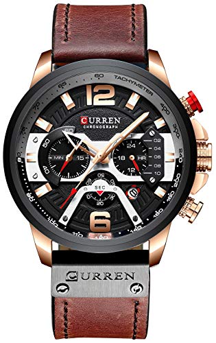 Relógio Masculino FANMIS CR 8329 Rose gold Brown