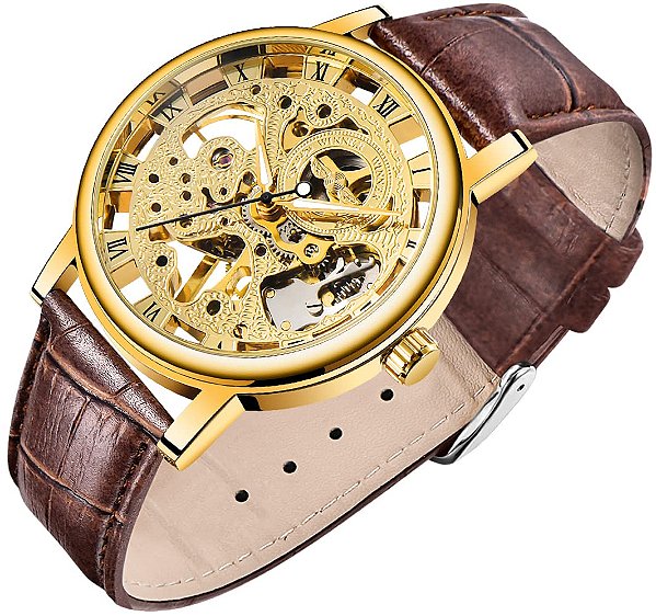 Relógio Masculino Whodoit WIN072-brown gold