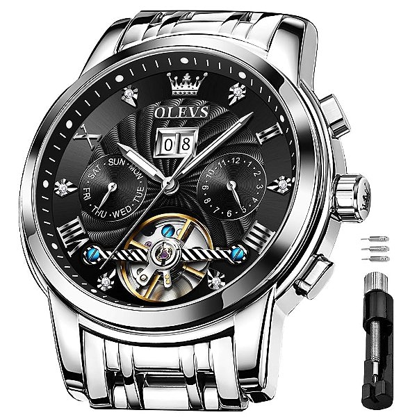 Relógio Masculino OLEVS BAO-O-G9910GB-BH