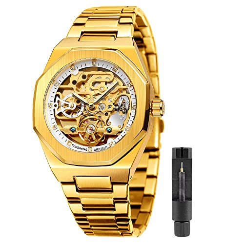 Relógio Masculino Tiong FOR8202-gold white