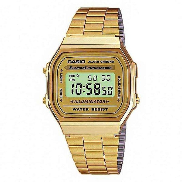 Relógio Feminino Casio A168WG-9W