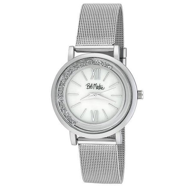 Relógio Feminino Bob Mackie BM4015SS