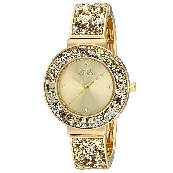 Relógio Feminino Bob Mackie BM4009YG
