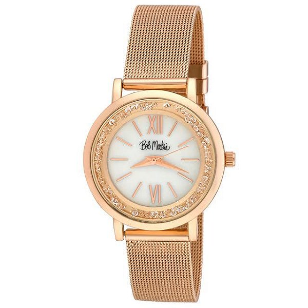 Relógio Feminino Bob Mackie BM4015RG