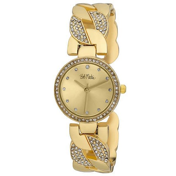 Relógio Feminino Bob Mackie BM4014YG
