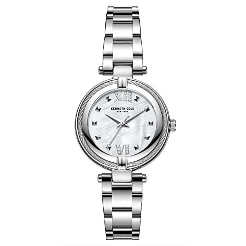 Relógio Feminino Kenneth Cole Classic Mop Crystalized Steel