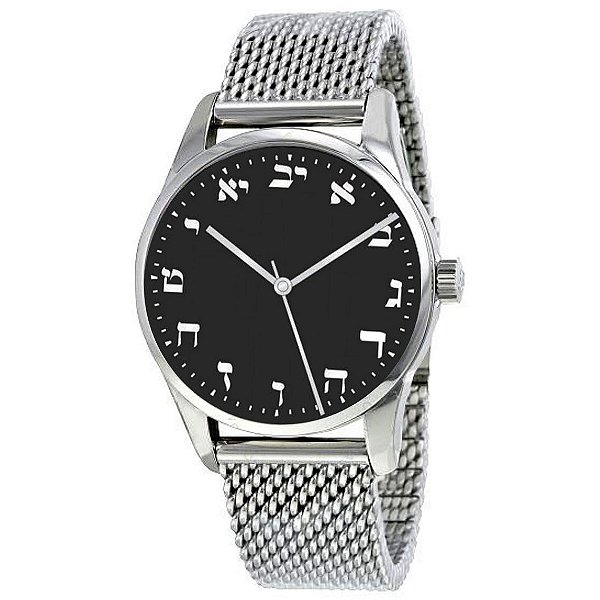 Relógio Feminino Hebrew Time BYO-1211-B-MESH