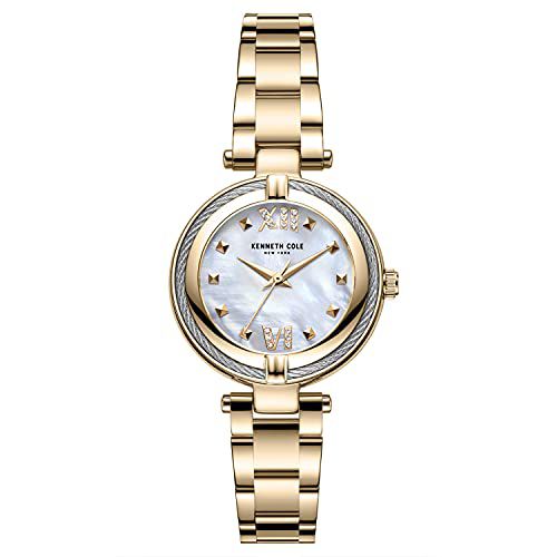 Relógio Feminino Kenneth Cole Classic Mop Crystalized Steel