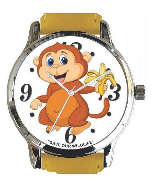 Relógio Feminino Save Our Wildlife Monkey