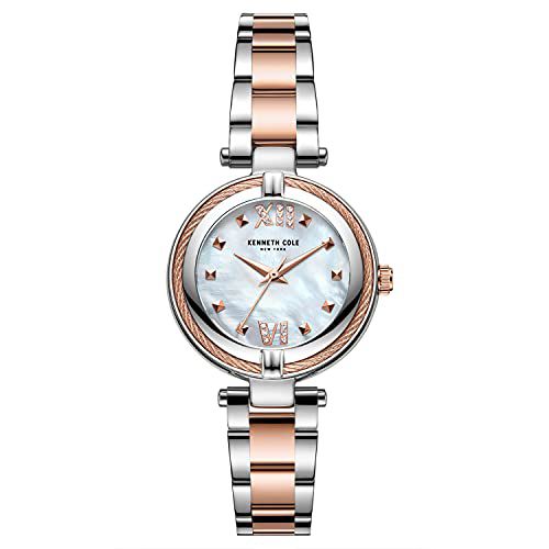 Relógio Feminino Kenneth Cole Classic Mop Crystalized Steel