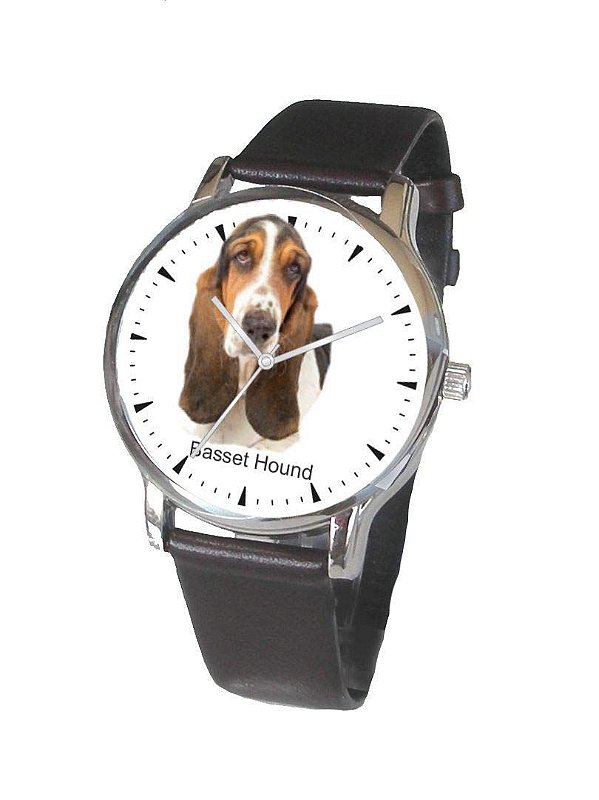 Relógio Feminino Canine Time Basset Hound
