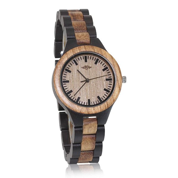 Relógio Feminino Angie Wood Creations W081