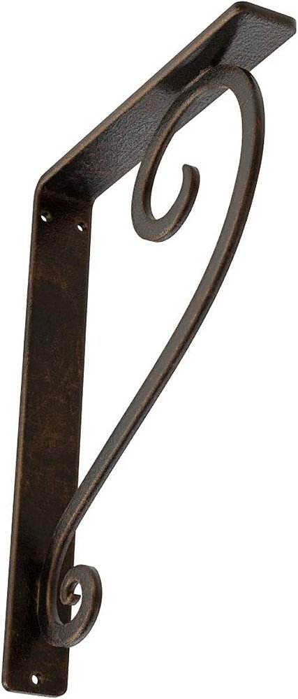 Suporte de Metal Ekena Millwork BKTM01X07X10SEDABZ, 1 1/2 L x 7 1/2 P x 10 A, Bronze Antigo