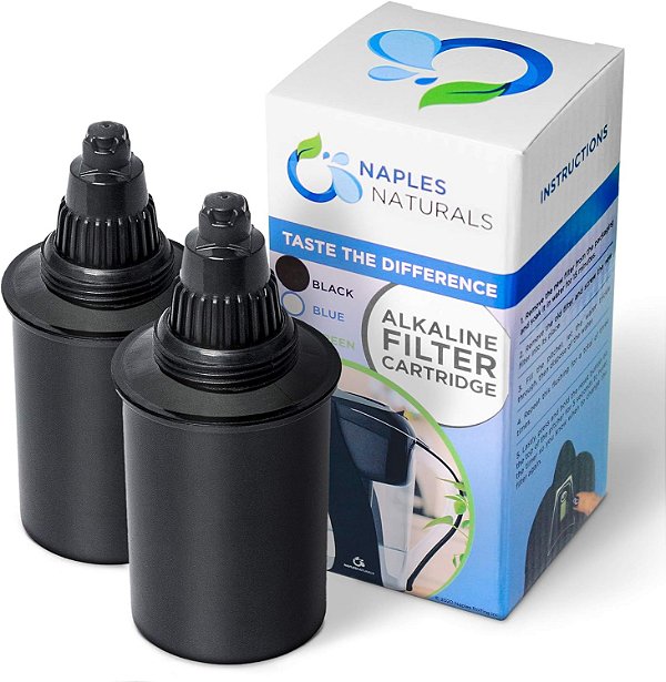 Filtro Alcalino de Reposição Naples Naturals 1089 para o Filtro de Água 109 - Pacote com 2 Unidades