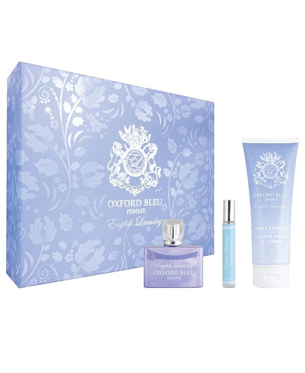 Coleção de Presente de Spray Eau de Parfum Oxford Bleu Femme da English Laundry